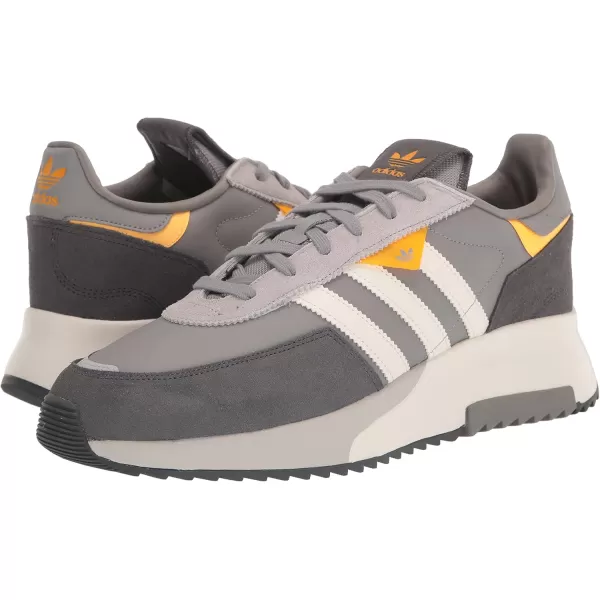 imageadidas Originals Mens Retropy F2 SneakerSolid GreyWhiteSolar Gold