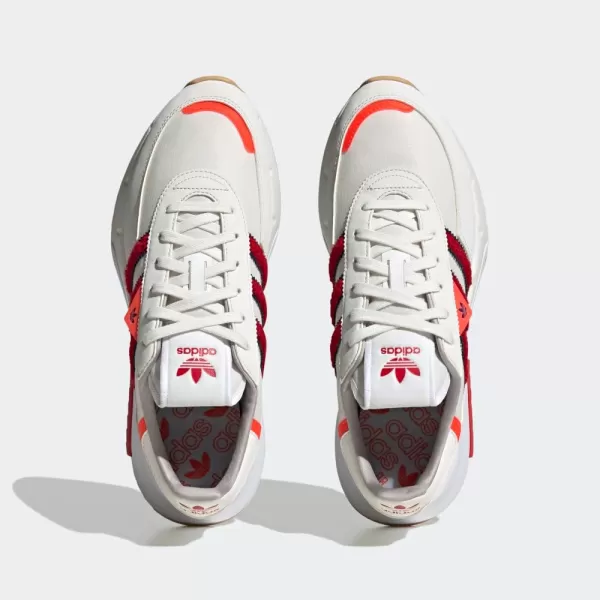 imageadidas Originals Mens Retropy F2 SneakerWhiteBetter ScarletSolar Red