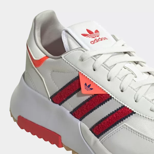 imageadidas Originals Mens Retropy F2 SneakerWhiteBetter ScarletSolar Red