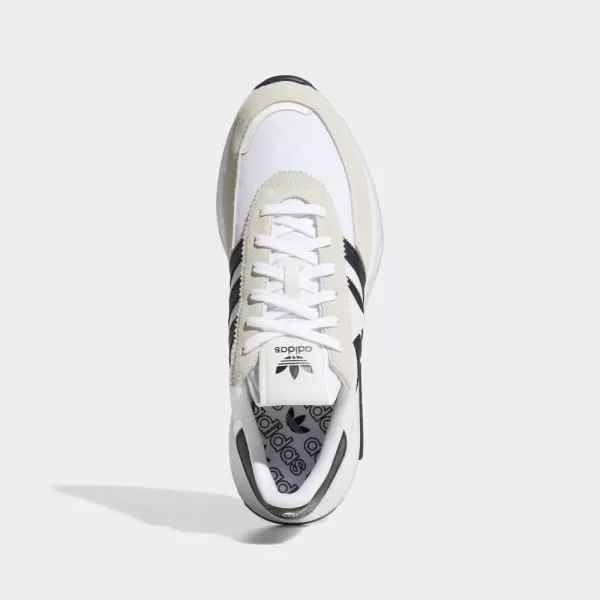 imageadidas Originals Mens Retropy F2 SneakerWhiteWhiteCore Black