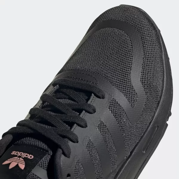 imageadidas Originals Womens Smooth Runner SneakerBlackBlackBlack