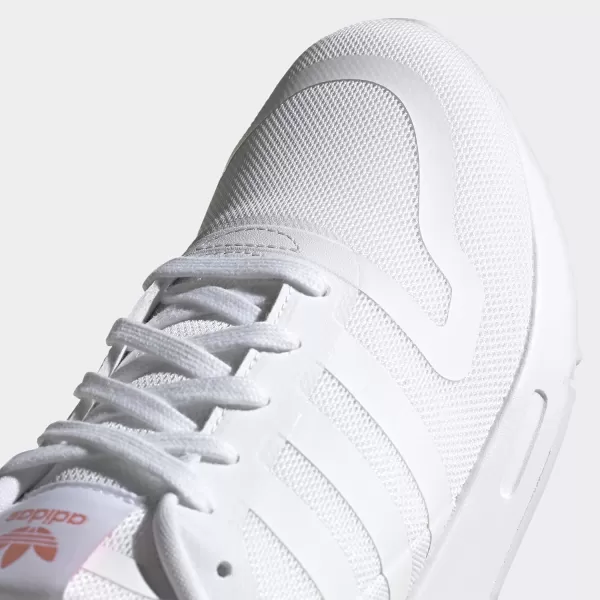 imageadidas Originals Womens Smooth Runner SneakerWhiteWhiteWhite