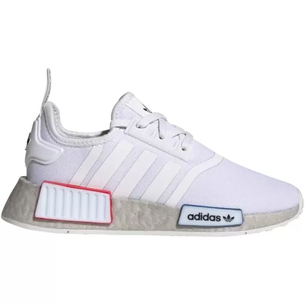 imageadidas UnisexChild NMDr1s Running ShoeRunning ShoeWhiteWhiteGrey