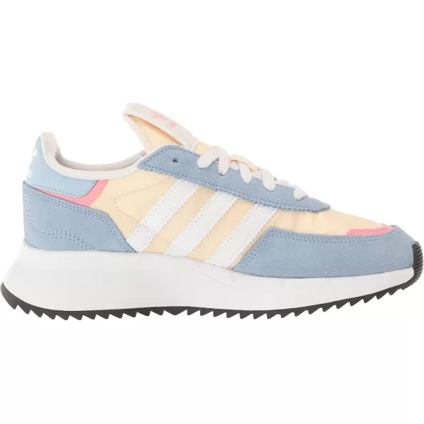 imageadidas UnisexChild Retropy F2 SneakerEcru TintWhiteClear Sky