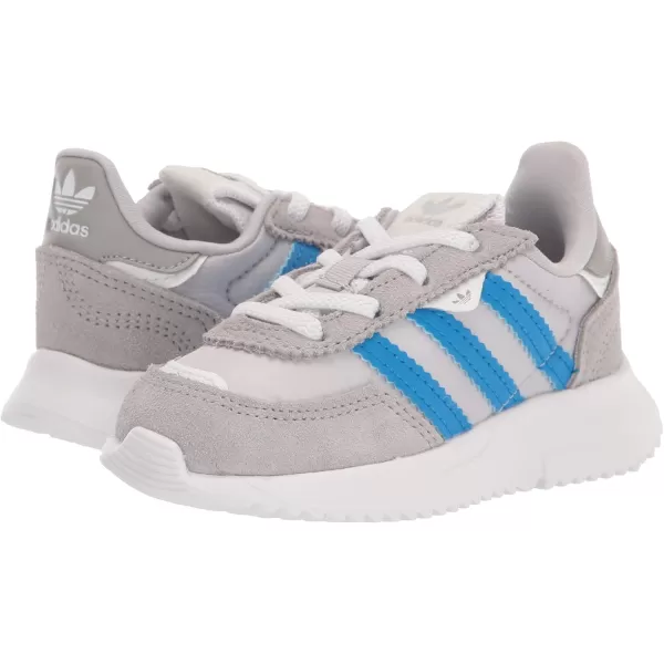 imageadidas UnisexChild Retropy F2 SneakerTeam Mid GreyBlue RushWhite Elastic