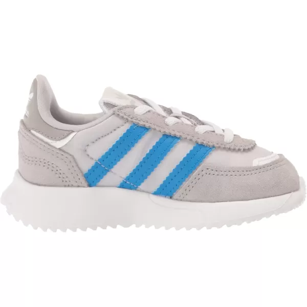 imageadidas UnisexChild Retropy F2 SneakerTeam Mid GreyBlue RushWhite Elastic