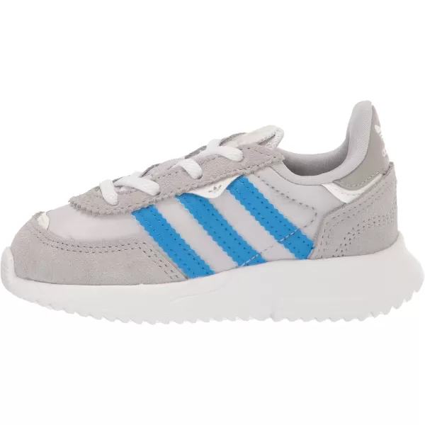 imageadidas UnisexChild Retropy F2 SneakerTeam Mid GreyBlue RushWhite Elastic