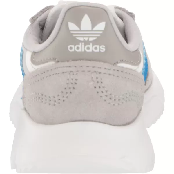 imageadidas UnisexChild Retropy F2 SneakerTeam Mid GreyBlue RushWhite Elastic