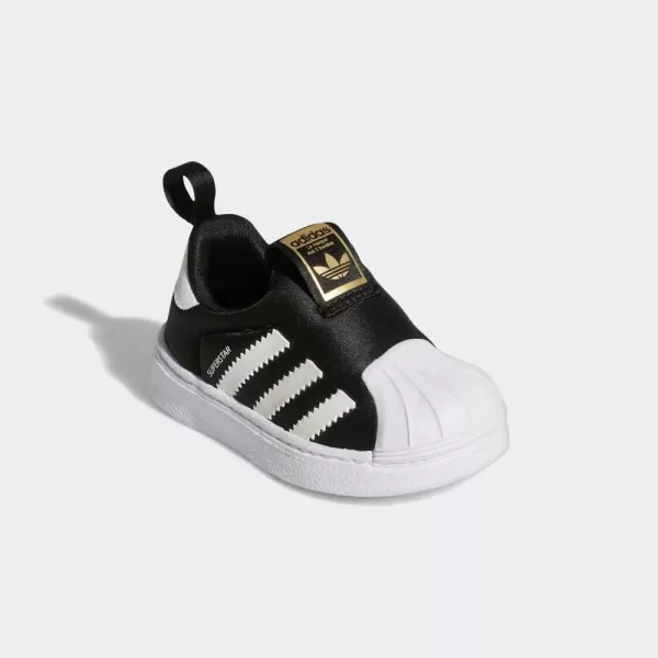 imageadidas UnisexChild Superstar 360 ShoesBlackWhiteGold Metallic