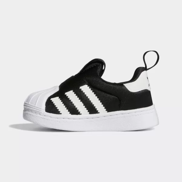 imageadidas UnisexChild Superstar 360 ShoesBlackWhiteGold Metallic