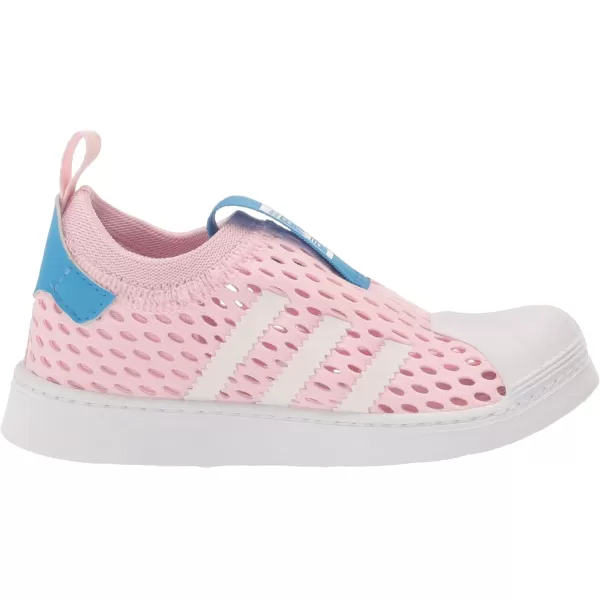 imageadidas UnisexChild Superstar 360 ShoesClear PinkWhitePulse Blue