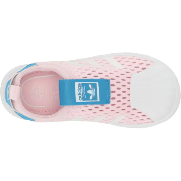 imageadidas UnisexChild Superstar 360 ShoesClear PinkWhitePulse Blue