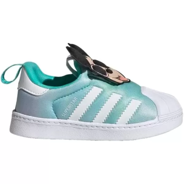 imageadidas UnisexChild Superstar 360 ShoesSemi Mint RushCore BlackFtwr White