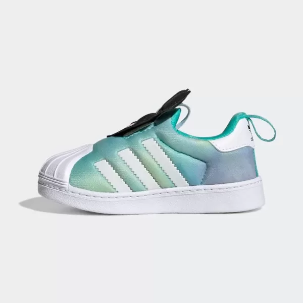 imageadidas UnisexChild Superstar 360 ShoesSemi Mint RushCore BlackFtwr White