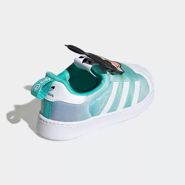 imageadidas UnisexChild Superstar 360 ShoesSemi Mint RushCore BlackFtwr White