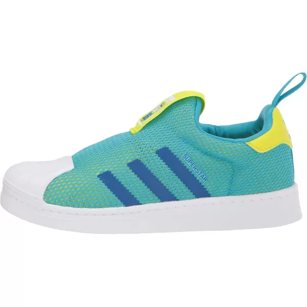 imageadidas UnisexChild Superstar 360 ShoesSignal CyanCollegiate RoyalBlack