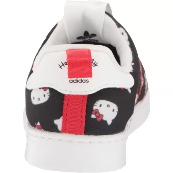 imageadidas UnisexChild Superstar 360 ShoesWhiteBlackVivid Red