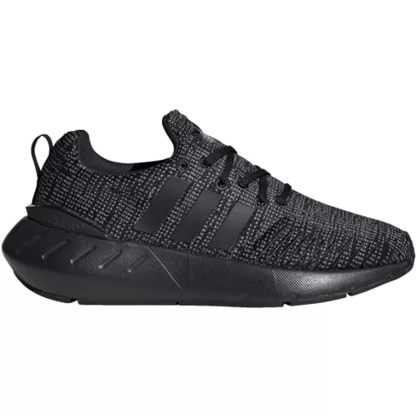 imageadidas UnisexChild Swift Run 22 SneakerBlackGreyWhite