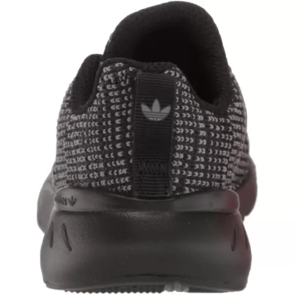 imageadidas UnisexChild Swift Run 22 SneakerCore BlackGreyWhite Elastic