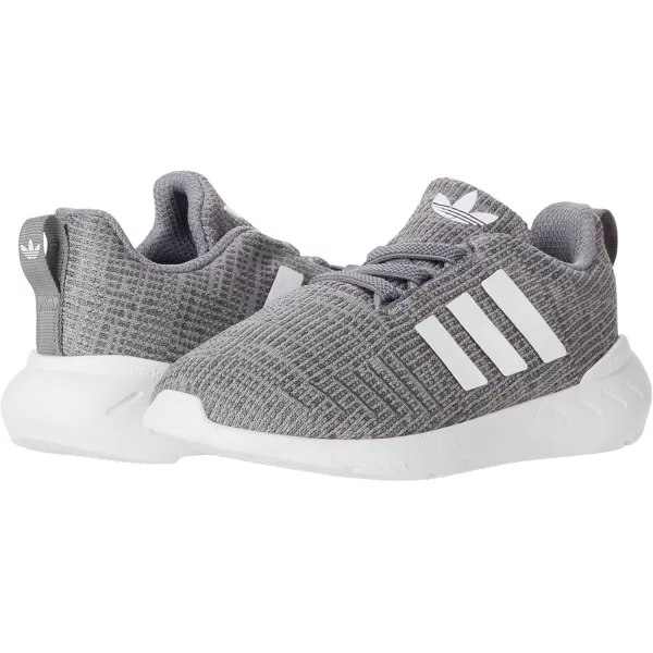 imageadidas UnisexChild Swift Run 22 SneakerGreyWhiteGrey