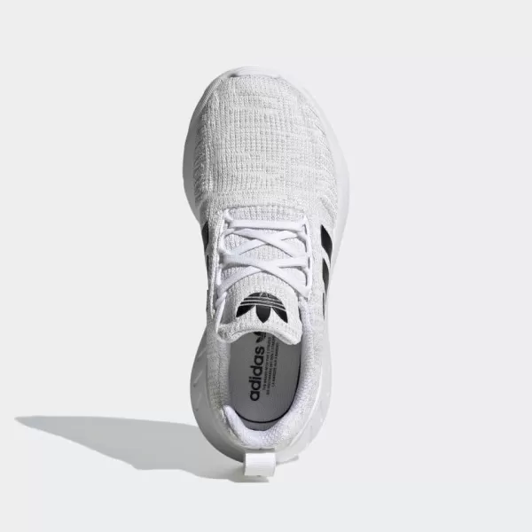 imageadidas UnisexChild Swift Run 22 SneakerWhiteBlackGrey