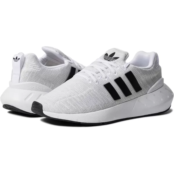 imageadidas UnisexChild Swift Run 22 SneakerWhiteCore BlackGrey