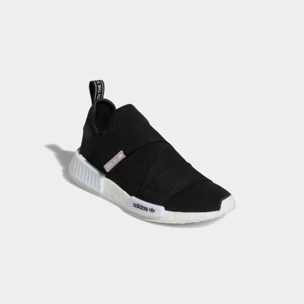 imageadidas Womens NMD R1 Slip On ShoesBlackBlackCore White