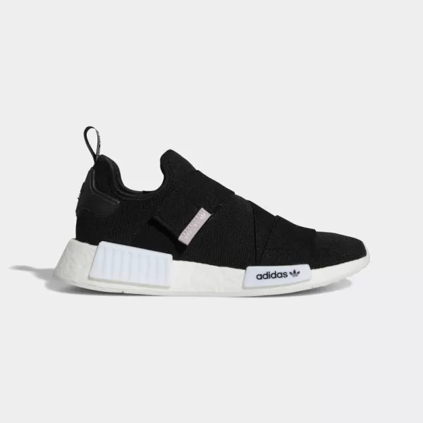 imageadidas Womens NMD R1 Slip On ShoesBlackBlackCore White