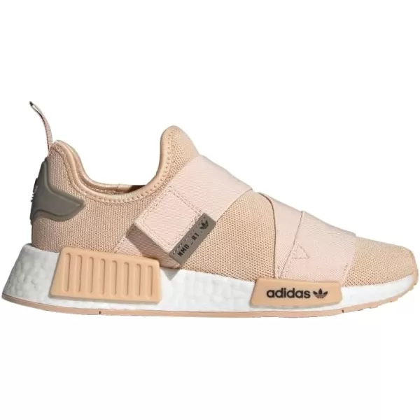 imageadidas Womens NMD R1 Slip On ShoesHalo BlushWhiteSimple Brown