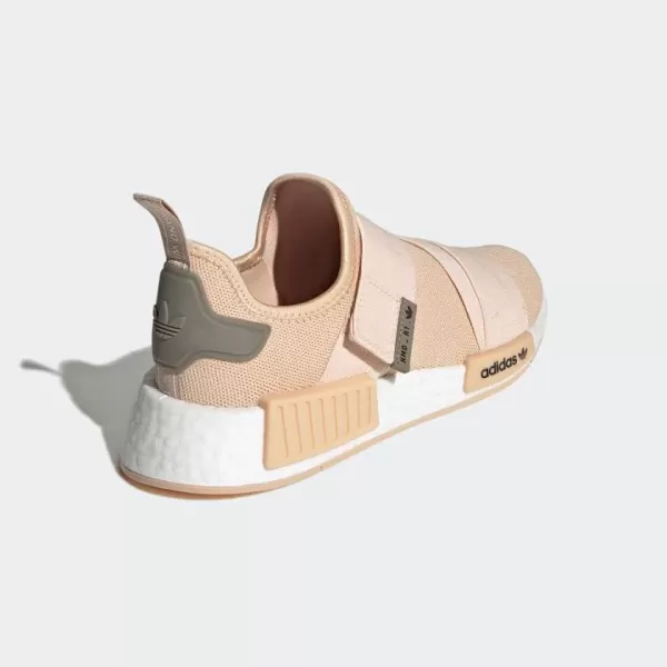 imageadidas Womens NMD R1 Slip On ShoesHalo BlushWhiteSimple Brown