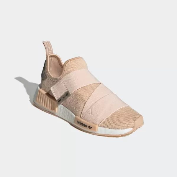 imageadidas Womens NMD R1 Slip On ShoesHalo BlushWhiteSimple Brown