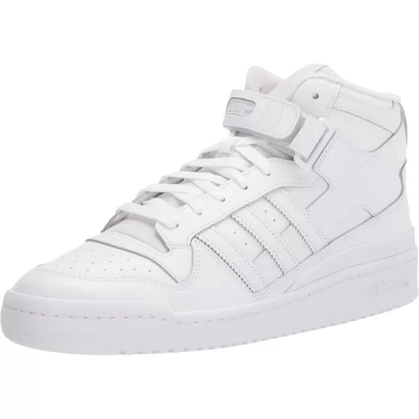 imageadidas Mens Forum Mid SneakerWhiteWhiteWhite