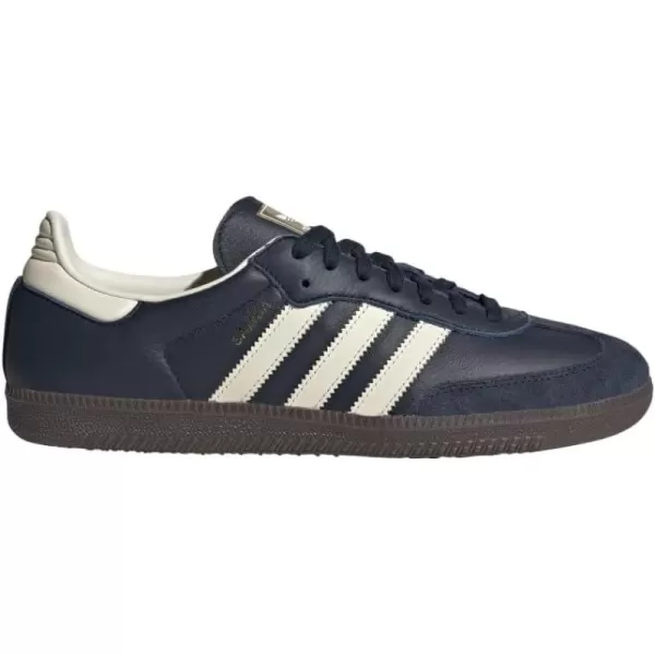 imageadidas Mens Samba Leather Short Tongue SoccerMidnight Navy