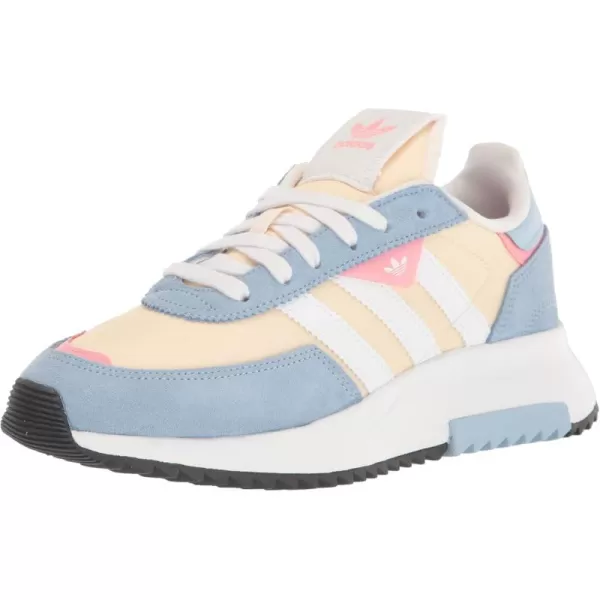 imageadidas UnisexChild Retropy F2 SneakerEcru TintWhiteClear Sky