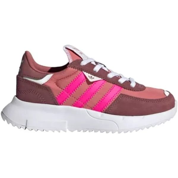 imageadidas UnisexChild Retropy F2 SneakerWonder RedTeam Shock PinkWhite