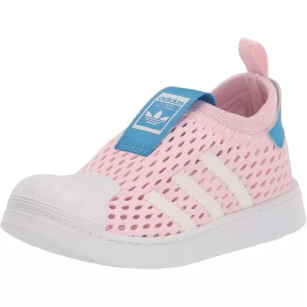 imageadidas UnisexChild Superstar 360 ShoesClear PinkWhitePulse Blue