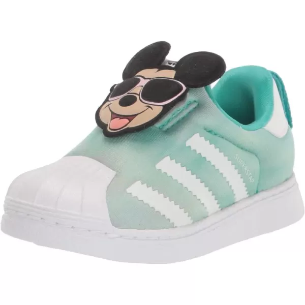 imageadidas UnisexChild Superstar 360 ShoesSemi Mint RushCore BlackFtwr White