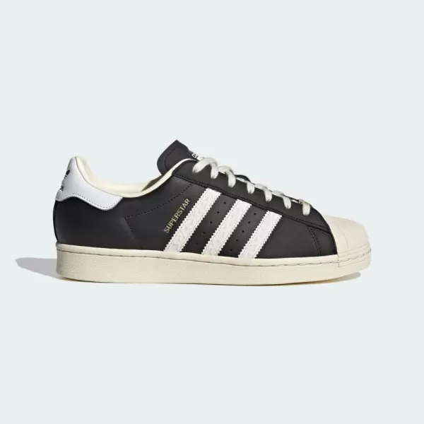 imageadidas Mens Superstar ShoeBlackCloud WhiteCream White