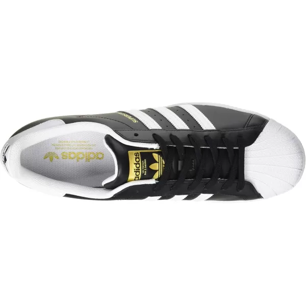 imageadidas Mens Superstar ShoeCore Black White Gold Met