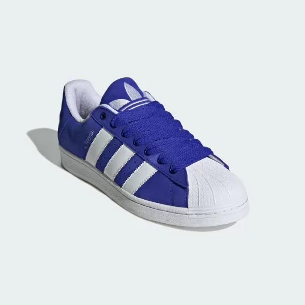 imageadidas Mens Superstar ShoeLucid BlueWhiteBlack