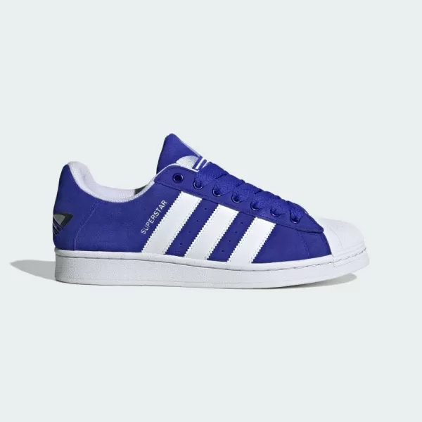 imageadidas Mens Superstar ShoeLucid BlueWhiteBlack