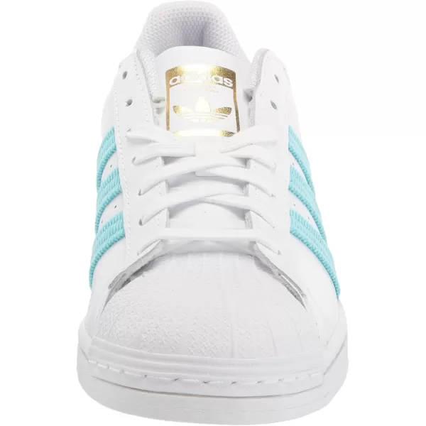 imageadidas Mens Superstar ShoePulse AquaWhiteGold Metallic