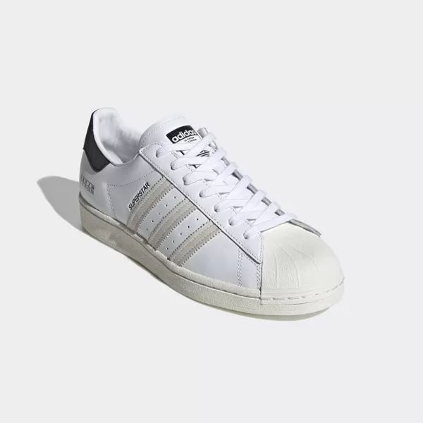 imageadidas Mens Superstar ShoeWhiteBiege