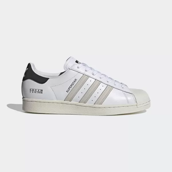 imageadidas Mens Superstar ShoeWhiteBiege