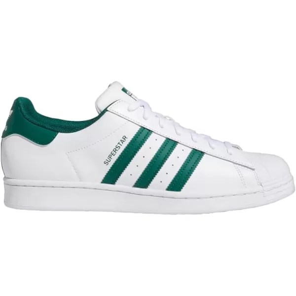 imageadidas Mens Superstar ShoeWhiteCollegiate GreenWhite