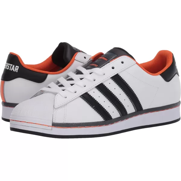 imageadidas Mens Superstar ShoeWhiteCore BlackOrange