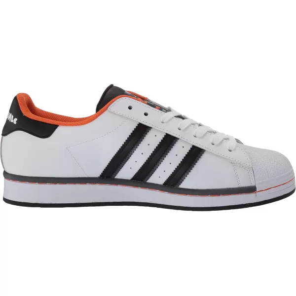 imageadidas Mens Superstar ShoeWhiteCore BlackOrange