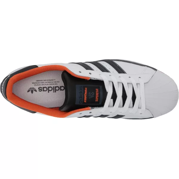 imageadidas Mens Superstar ShoeWhiteCore BlackOrange