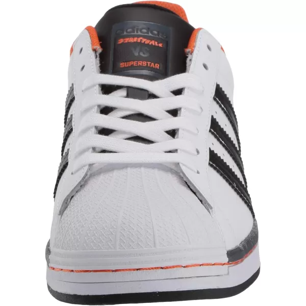 imageadidas Mens Superstar ShoeWhiteCore BlackOrange