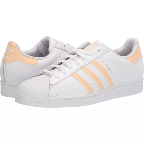 imageadidas Mens Superstar ShoeWhiteGlow OrangeGlow Pink